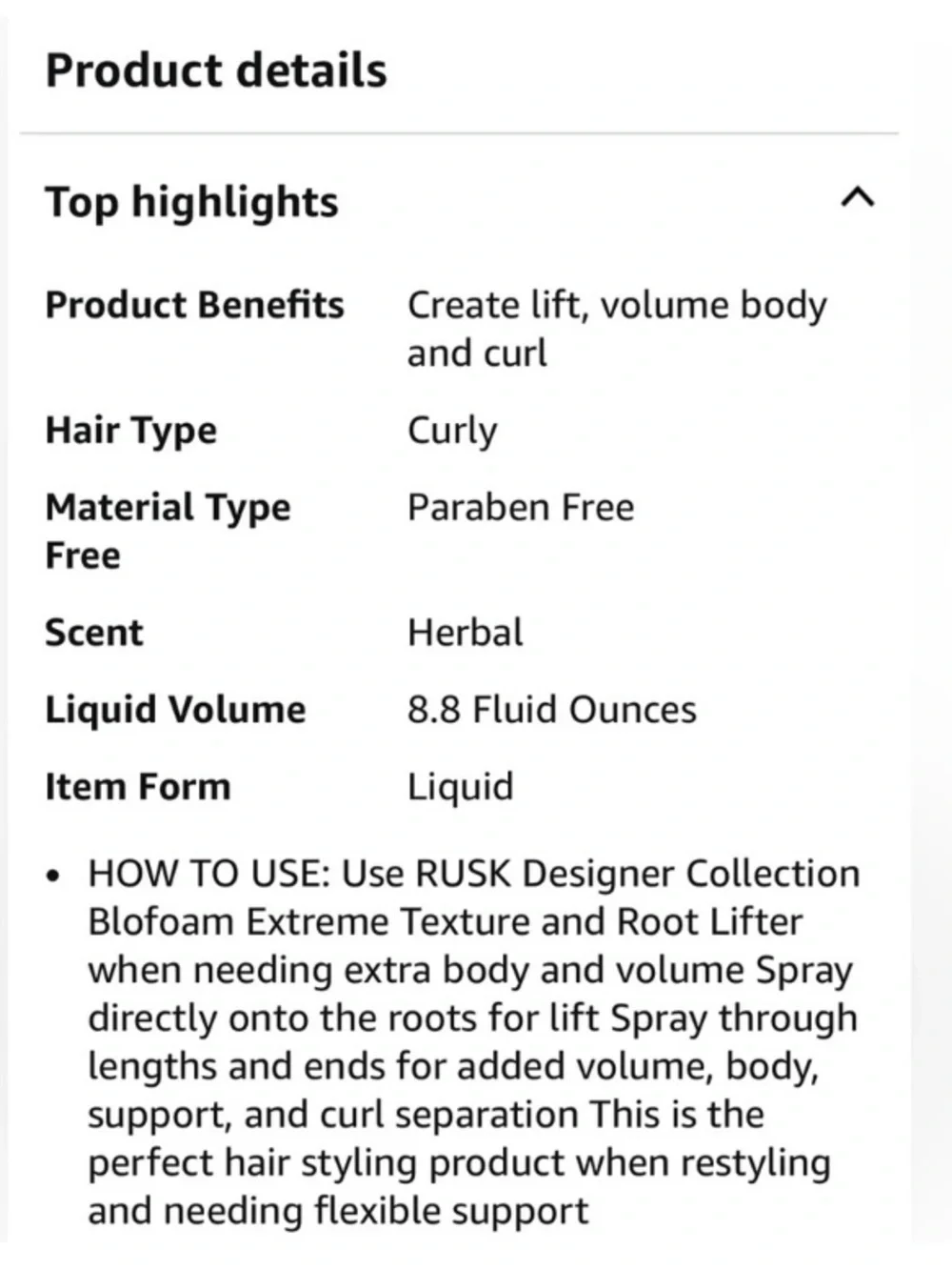 Blofoam Texturizing, Root Lifter & Volume Hair Mousse NEW! FULL SIZE